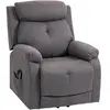HOMCOM Fauteuil releveur électrique massant et chauffé, fauteuil incli...
