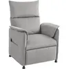 HOMCOM Fauteuil relax électrique avec fonction mémoire, repose-pieds r...