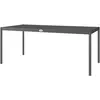 Outsunny Table à manger de jardin acier, table de jardin 8 personnes p...