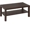 HOMCOM Table Basse Design de Salon Rectangulaire Etagère de Rangement ...