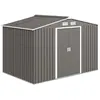 Outsunny Abri de jardin 2,77L x 1,91l x 1,92H m fondation incluse port...