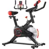 HOMCOM Vélo d'appartement écran LCD multifonctions vélo biking cardio-...