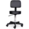 HOMCOM Tabouret massage a roulettes reglable en hauteur