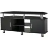 HOMCOM Meuble banc TV design contemporain multi-rangements