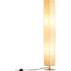 HOMCOM Lampe lampadaire colonne sur pied moderne lumière tamisée 40 W ...