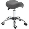HOMCOM Tabouret de massage tabouret selle ergonomique pivotant 360° ha...