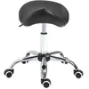 Tabouret de massage HOMCOM - Tabouret selle ergonomique pivotant 360° ...