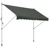Outsunny - store banne - Aluminium - 300x150x280cm - Gris