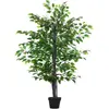 Outsunny - palmier artificiel - Plastique - 17x17x145cm - Vert
