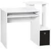 HOMCOM - bureau informatique - Panneaux de partiucules classe E1 - 100x40x86.6cm - Blanc