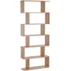 HOMCOM Bibliothèque Etagère de Livres Etagère de Rangement Zig Zag Des...