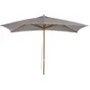 Outsunny Parasol droit rectangulaire de jardin grande taille dim. 3L x 2l x 2,5H m gris