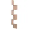 HOMCOM - étagère d'angle - Bois - 20x20x126cm - Beige