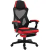 HOMCOM Vinsetto Fauteuil gaming chaise gamer dossier et hauteur réglab...