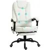 Fauteuil de bureau massant Vinsetto - HOMCOM - avec repose-pieds et ch...