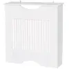 Cache-radiateur design HOMCOM - Panneau 78 x 19 x 82 cm - Blanc