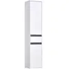 HOMCOM Meuble Colonne Rangement Salle de Bain Style Contemporain 2 pla...