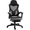 HOMCOM Vinsetto chaise de bureau fauteuil gaming hauteur réglable doss...