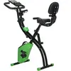 HOMCOM Vélo d'appartement cardio Fit 97x51x115cm Vert