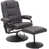 HOMCOM Fauteuil de Massage et Relaxation électrique pivotant inclinabl...