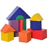 HOMCOM Jouets éducatifs 11 blocs de construction en mousse de motricité XXL