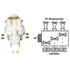 Hotpoint-Ariston Electrovanne 3 voies 90? Diametre 15mm pour lave linge ariston - 284947