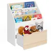IDMarket - Meuble de rangement bibliothèque enfant MANA 3 étagères et ...