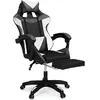 IDMARKET Fauteuil de gaming ALEX réglable avec repose-pied, coussin de...