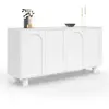 Buffet 160 cm ARCHIE 4 portes design arche blanc