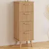 Meuble d'appoint 4 tiroirs juliette 30 cm chiffonnier lattes tasseau b...