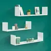 ID MARKET - Etagère murale multiposition Lou blanche