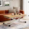 IDMARKET Table basse relevable en table à manger URBANA plateau façon ...