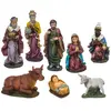 Feerie Christmas 8 Santons pour crèche de Noël - H. 20 cm - Multicolore
