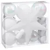 FÉÉRIC LIGHTS AND CHRISTMAS Atmosphera Kit de décorations pour sapin de noël - 18 Pièces - Blanc