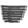 Lot de 7 Sangles Attaches CAMISOLE CLAPS Noires 