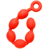 Boules anales en silicone STRETCH EGGS M 45 x 5 cm Rouges 