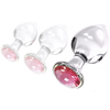Plug Bijou en verre DIAMOND GLASSY L 8.5 x 4cm 