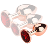 Plug Bijou anal REDGOLD S 6.5 x 2.7cm Bijou Rouge 