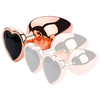 Plug Bijou Anal GOLD HEART L 8 x 4.1cm Noir 
