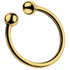 Anneau de gland OPEN BALL Doré 30 mm