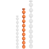 Chapelet anal NOCTY M 55 x 4.5 cm Orange 