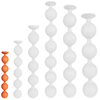 Chapelet anal BULBY BUTT S 25 x 4cm Orange 