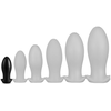 Plug Silicone SAURUS EGG S 10 x 4.5 cm Noir 