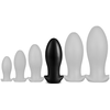 Plug Silicone SAURUS EGG XL 16.5 x 7.3cm Noir 