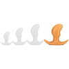 Plug en silicone PODS XL 14 x 6.5cm Orange 