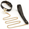 Collier et Laisse SCLAVE Noirs 