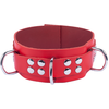 Collier en cuir ULTRA Rouge 