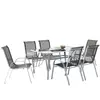 Concept-Usine Salon de jardin 6 places en aluminium ALASSIO, Concept Usine TU
