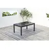 Salon de jardin gris en aluminium 6 personnes RAVENNE CONCEPT USINE