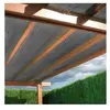 FRANCE GREEN Brise vue en toile tissée Gris anthracite 10 m x H.1,20 m - Jardideco
